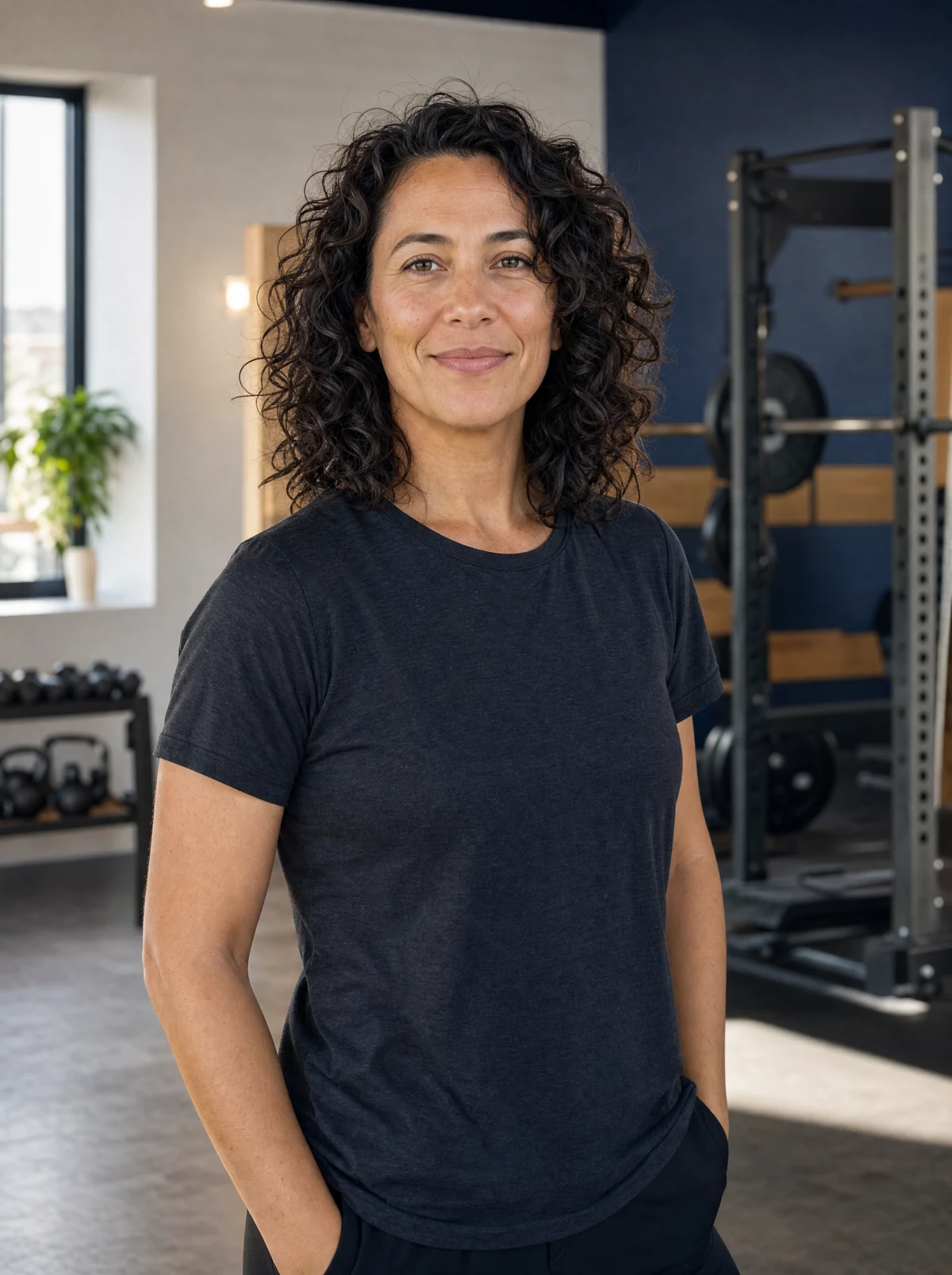 Nina Foster at the gym